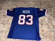 BUFFALO BILLS ANDRE REED #83 SIGNED CUSTOM  ROAD JERSEY HOF 2014 JSA 