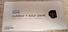 Blink Outdoor Solar Panel Charging Mount wireless security camera, New