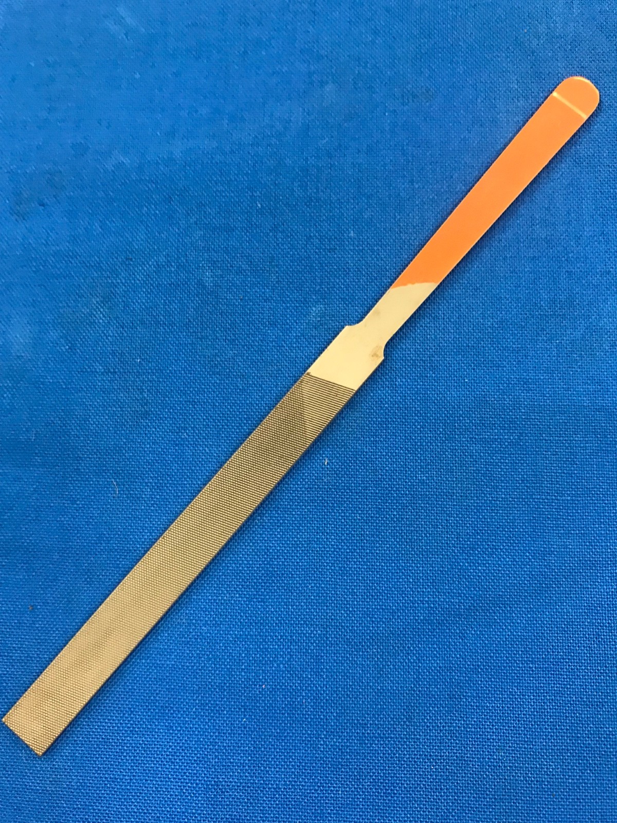 NICHOLSON  Steel Double Cut Thin Rectangle Tungsten Point File 5-1/4" Long - USA