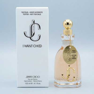 I Want Choo by Jimmy Choo 4.1 oz EDP Perfume for Women Brand New Tester