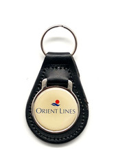 Vintage Orient Lines Cruise Ships FOB Keychain Keyring