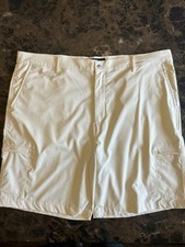 Men's Chaps Stretch Zip Cargo Pockets  Casual Dress Shorts Size 42x9