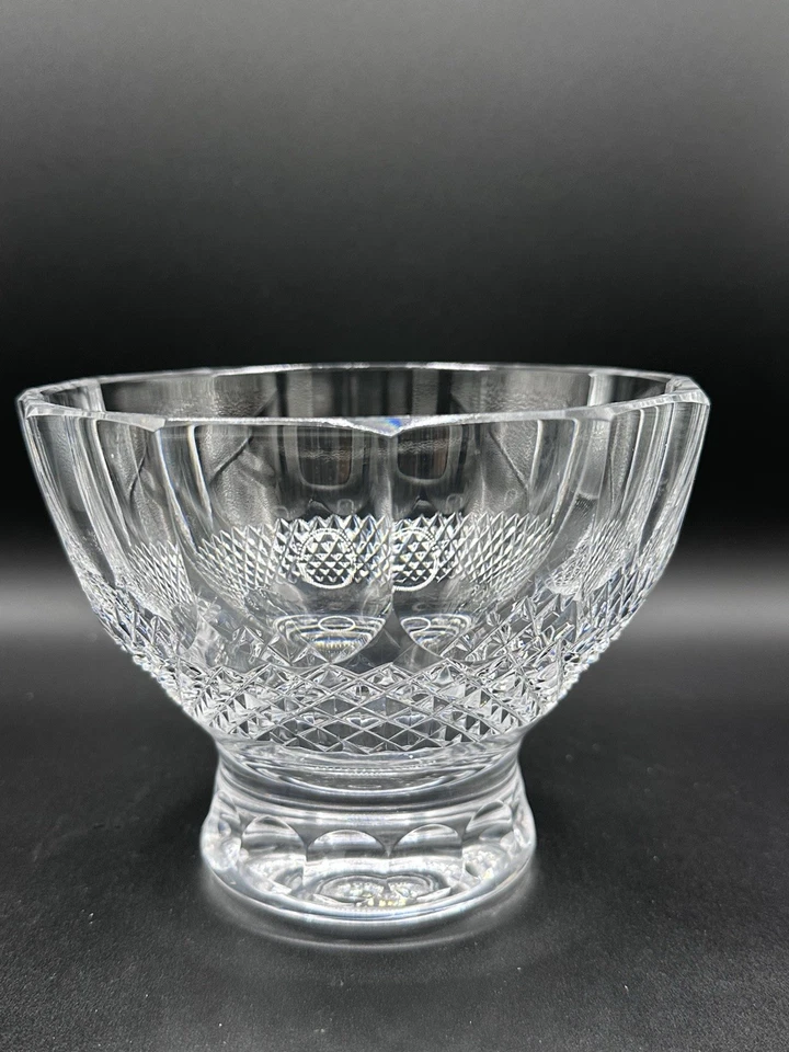 Cuenco de cristal cortado a mano de la región bávara de Alemania, ¡excelente calidad!  Foto 4 de 4