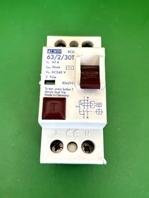 Proteus 63/2/30T 63A 30mA RCD