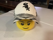 Chicago White Sox Black/White NEW ERA Zebra Print Fitted Baseball Hat SZ M/L