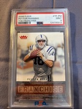 2006 Fleer - The Franchise Peyton Manning #TF-PM PSA Graded!!  Deal Of The Day!