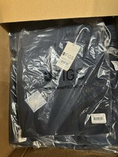 NEW FIGS Cairo Cargo Scrub Pants Men's Large Regular Dark Harbor Zip Fly NWT