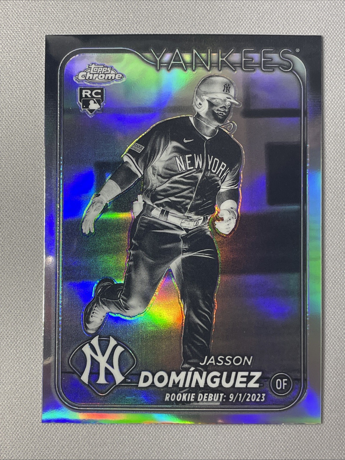 2024 Topps Chrome Update - Jasson Dominguez Reverse Negative USC70