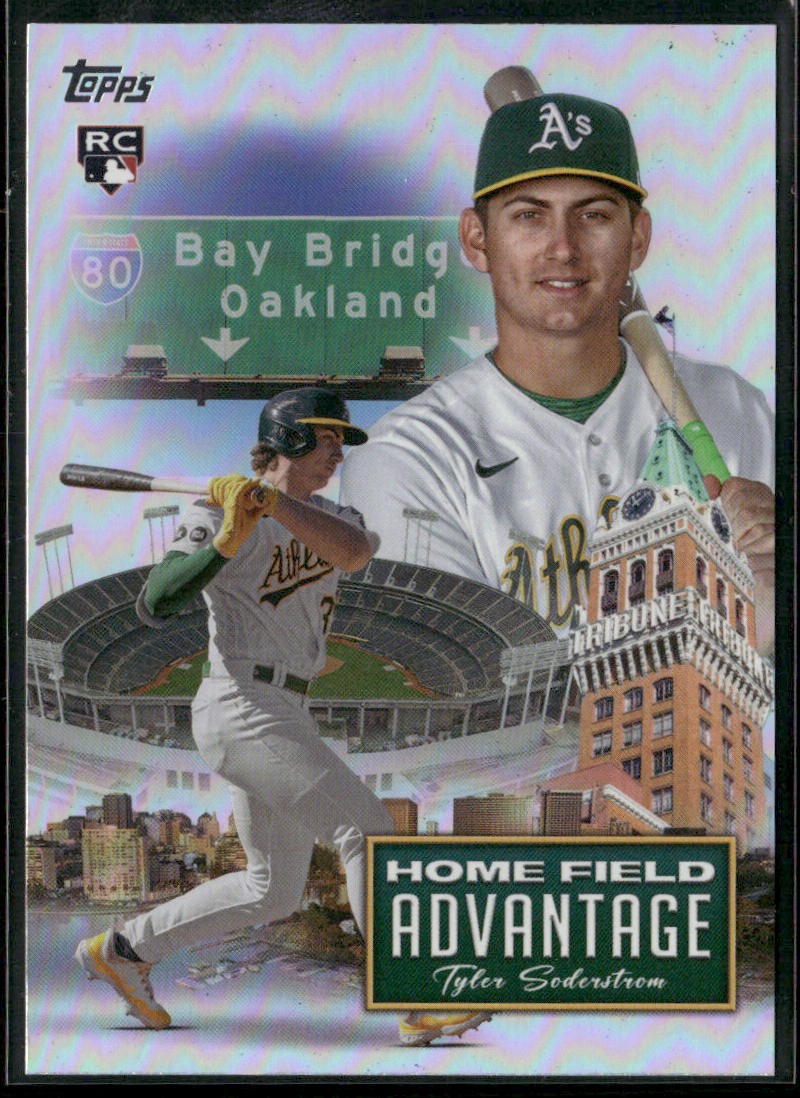 2024 Topps #HFA-18 Tyler Soderstrom Home Field Advantage RC