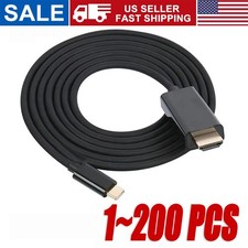 USB C to 4K HDMI Cable Video Converter Adapter 6Ft Type C to HDMI 4K Cord Lot