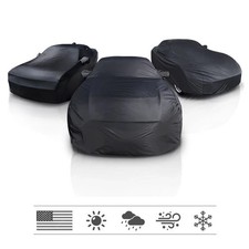 Icarcover Bmw 3-series Advanced Series Car Cover - Black Outdoor-waterproof
