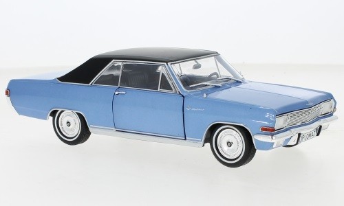 WhiteBox WB124137-O - 1/24 / Opel Diplomat A V8 Coupe, Blue/Black, 1965 - New