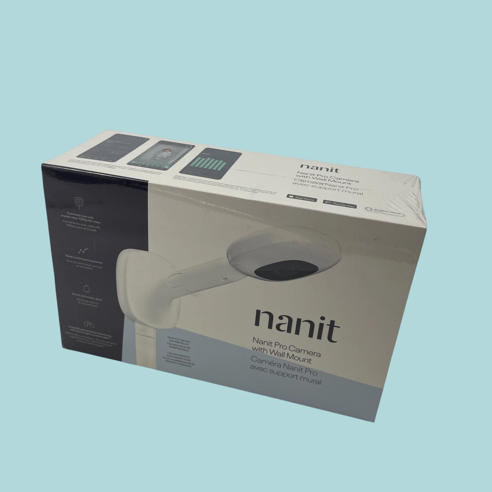 Nanit Pro Monitor Smart Baby Monitor & Wall Mount N311NW #N1108 (AR)
Opens in a new window or tab