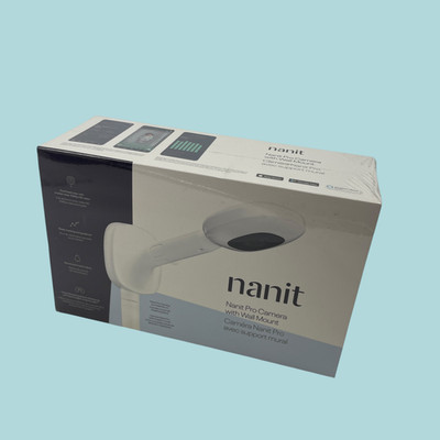 Nanit Pro Monitor Smart Baby Monitor & Wall Mount N311NW #N1108 (AR)
