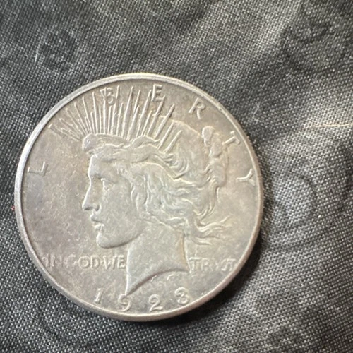 1923 Peace Dollar $1 Silver Coin Business Strike Circulated Uncertified