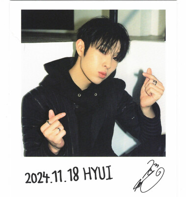 NEXZ ヒュイ　パネル Nexz Hyui 'Nallina' World Version Polaroid Photo Original
