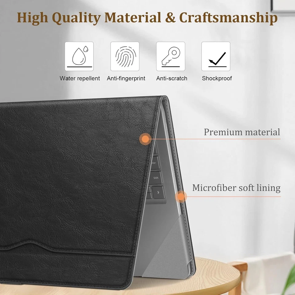 Sleeve Case for 13.5 Inch Microsoft Surface Laptop 5/4/3/2 1951 Folio Book Cover - Image 2 of 4
