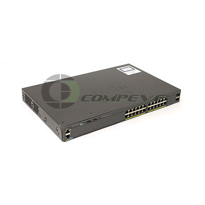 CISCO Catalyst 2960 WS-C2960X-24TS-LL Sswitch 24 Ports Managed Rack-Mountable