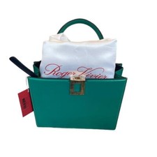 Roger Vivier So Mini Green & Blue Bag Nwt