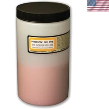 1Lb Procion MX Tie Dye in Golden Yellow - Cold Water Fabric Dye, Versatile Use