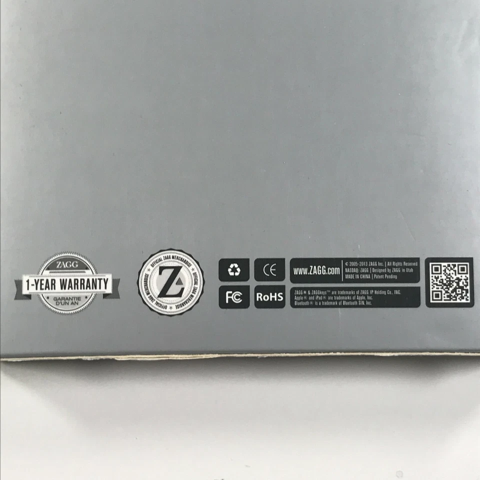 ZAGGkeys Quick Snap Magnetic Keyboard Cover for Apple iPad Mini 1 and 2 - Image 4 of 4