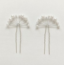 3 Pack Vintage Pearl Bead Flex Hair Pins