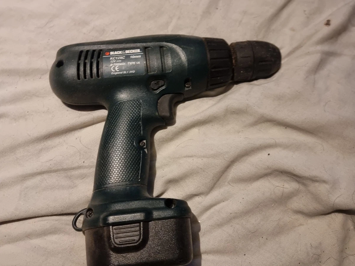 Black decker 12v Cordless Drill With Battery KC12XC eBay