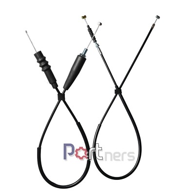 Throttle Cable & Front Brake Cable for 2010-2021 Kawasaki KLX110L KLX110DHF