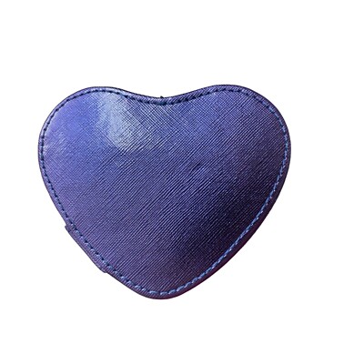 Stella & Max Women s Heart Shaped Compact Jewelry Box Blue NWD
