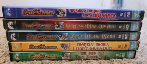 Lot of 5 Duel Masters Anime DVDs (2004-2005) Show Me The Mana, Make My Duel OOP - Imagen 1 de 4