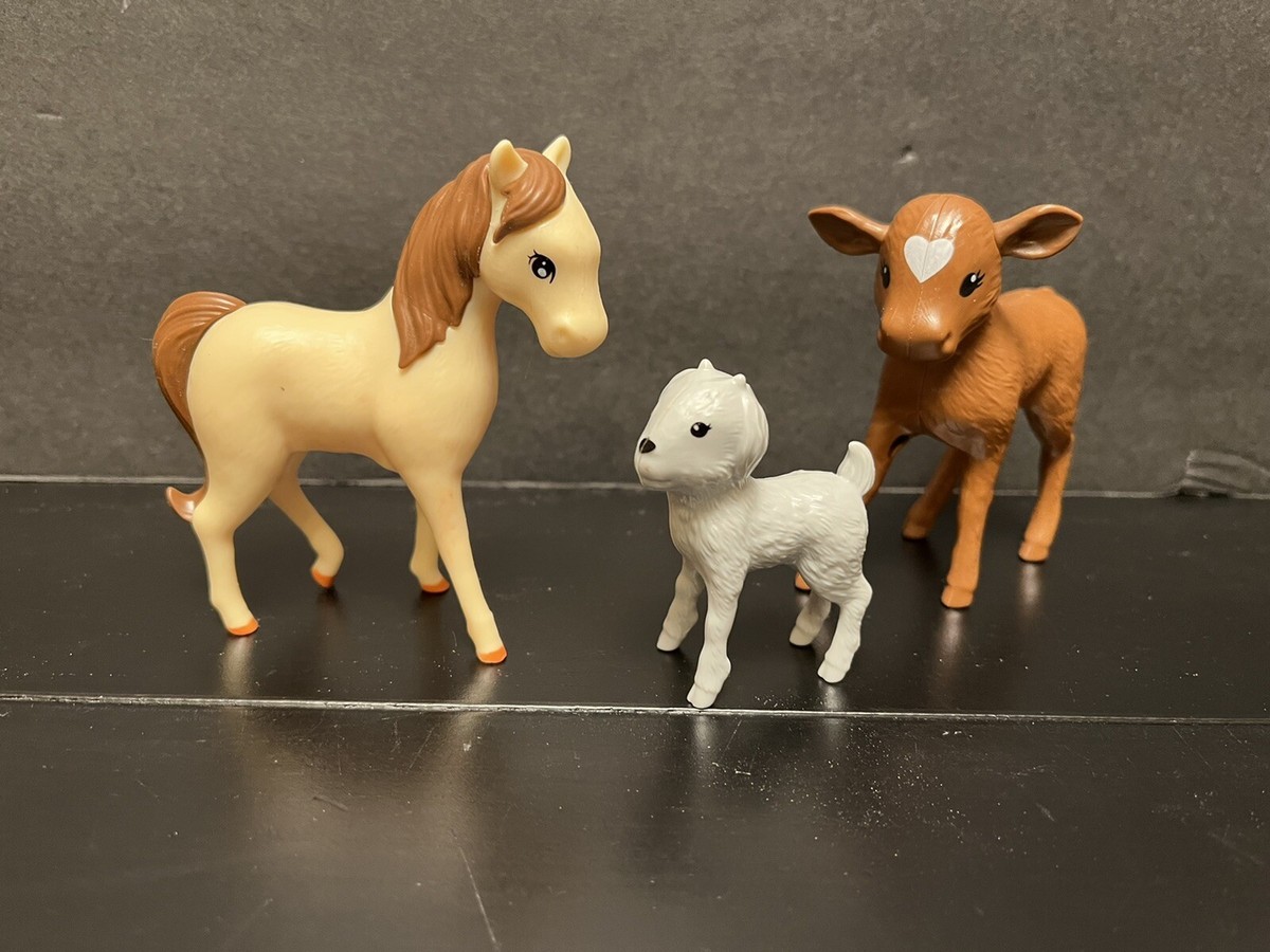 Barbie Sweet Orchard Farm Animals Lot of Calf Goat Foal Cow