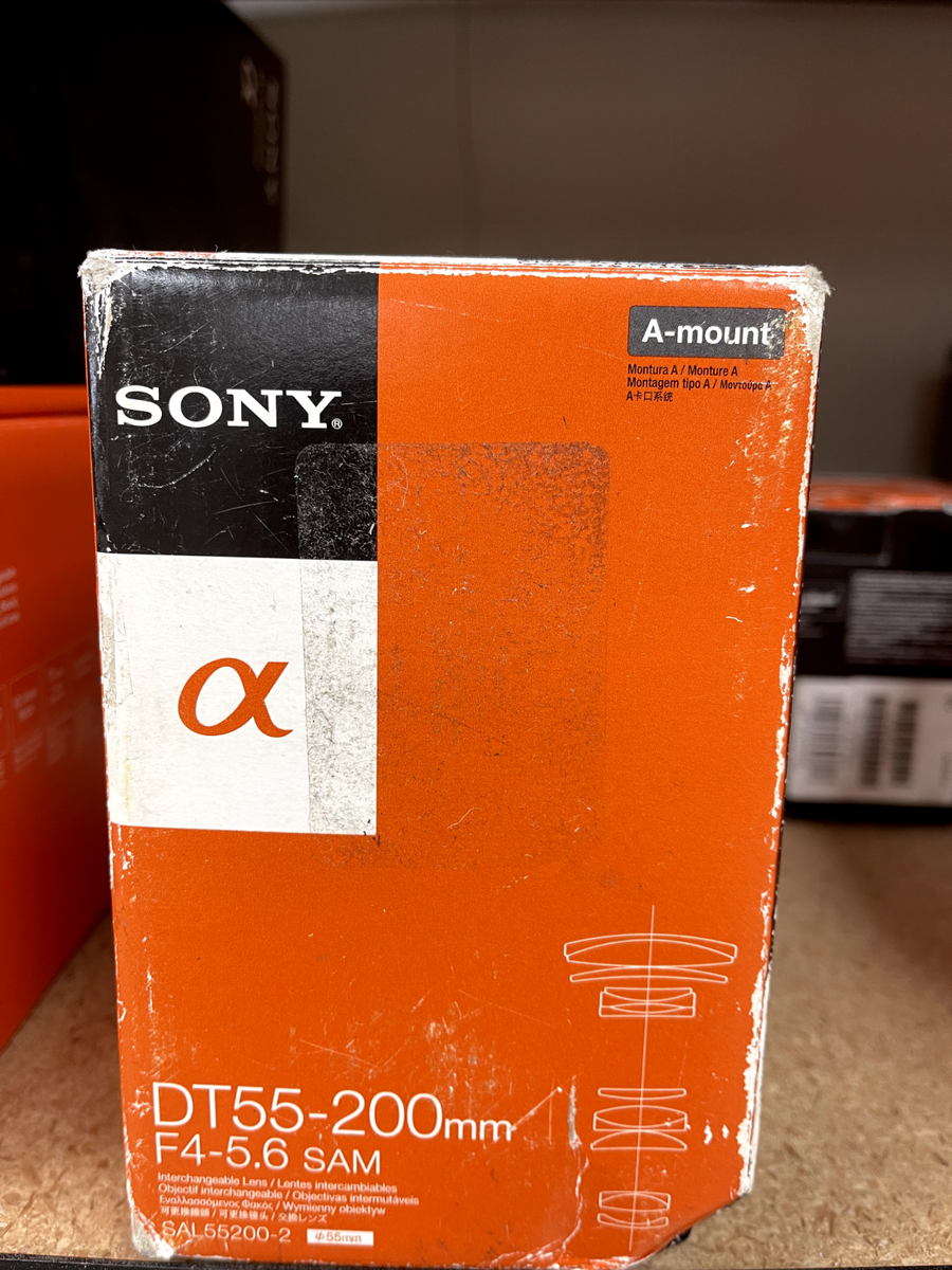 SONY DSLR-A230 ボディ DT55-200mm F4-5.6 SAM Used Sony Alpha A230 | MPB