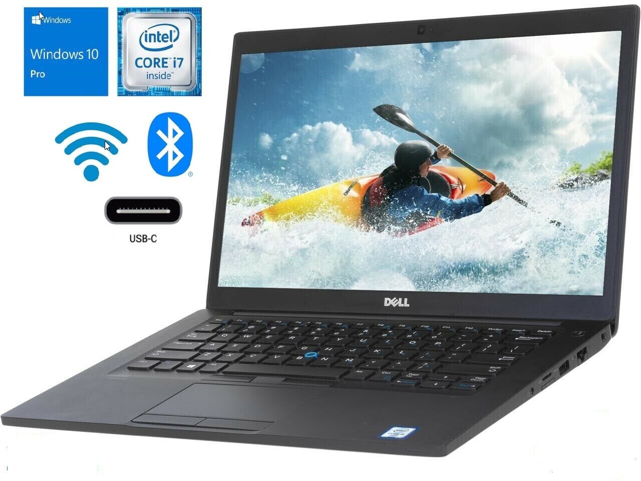 Pc portable reconditionné Dell 7490 - i7 8650U - 8Go DDR4 - 240Go