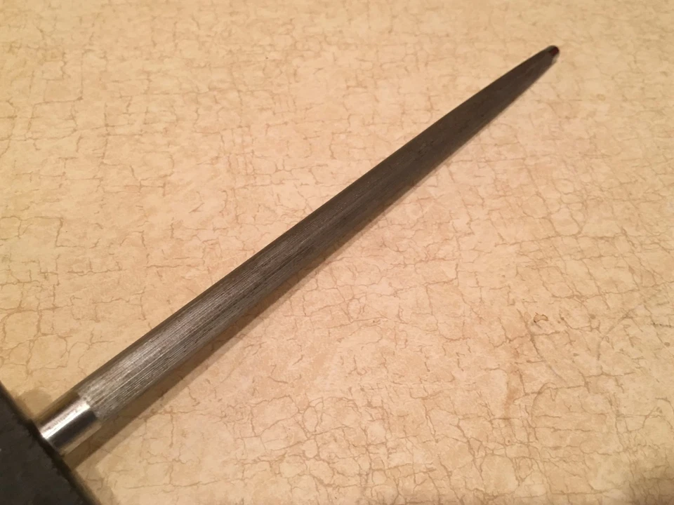 Vintage Sharpening Steelw/ T-Handle - 9 1/2" Steel Wusthof??? - Image 4 of 4