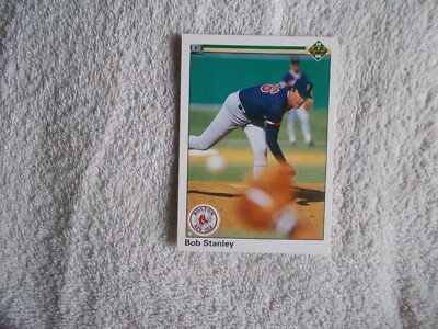 Upper Deck 1990 MLB Baseball ''BOB STANLEY'' #654 Boston Red Sox Trading Card n12