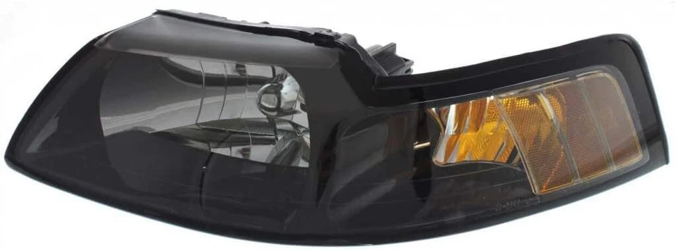 Headlights For Ford Mustang 1999 2000 2001 2002 2003 2004 Black Trim Pair Foto 3 de 4