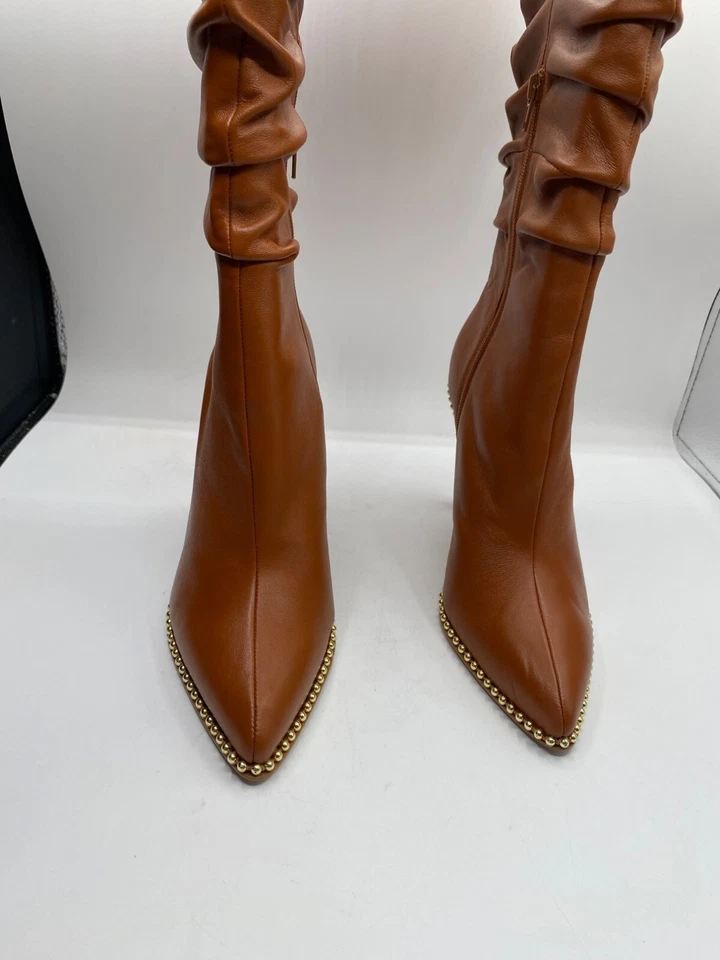 BCBGeneration женщин коричневый Harbi острый носок натуральной кожи ботинки размер 9 М новый в коробке - Изображение 3 из 4