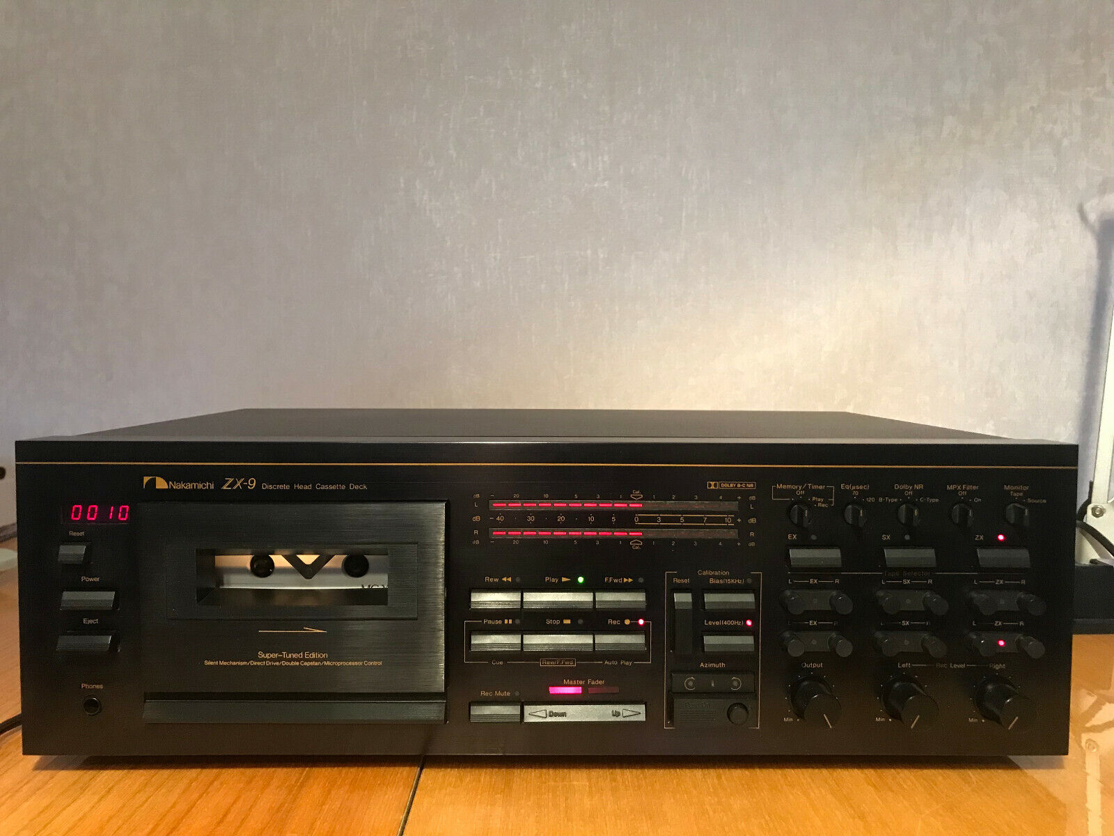 Nakamichi ZX-9 AUDIOPHILE Cassette Deck EXCELLENT CONDITION Full Serviced  LIKE A NEW | eBay