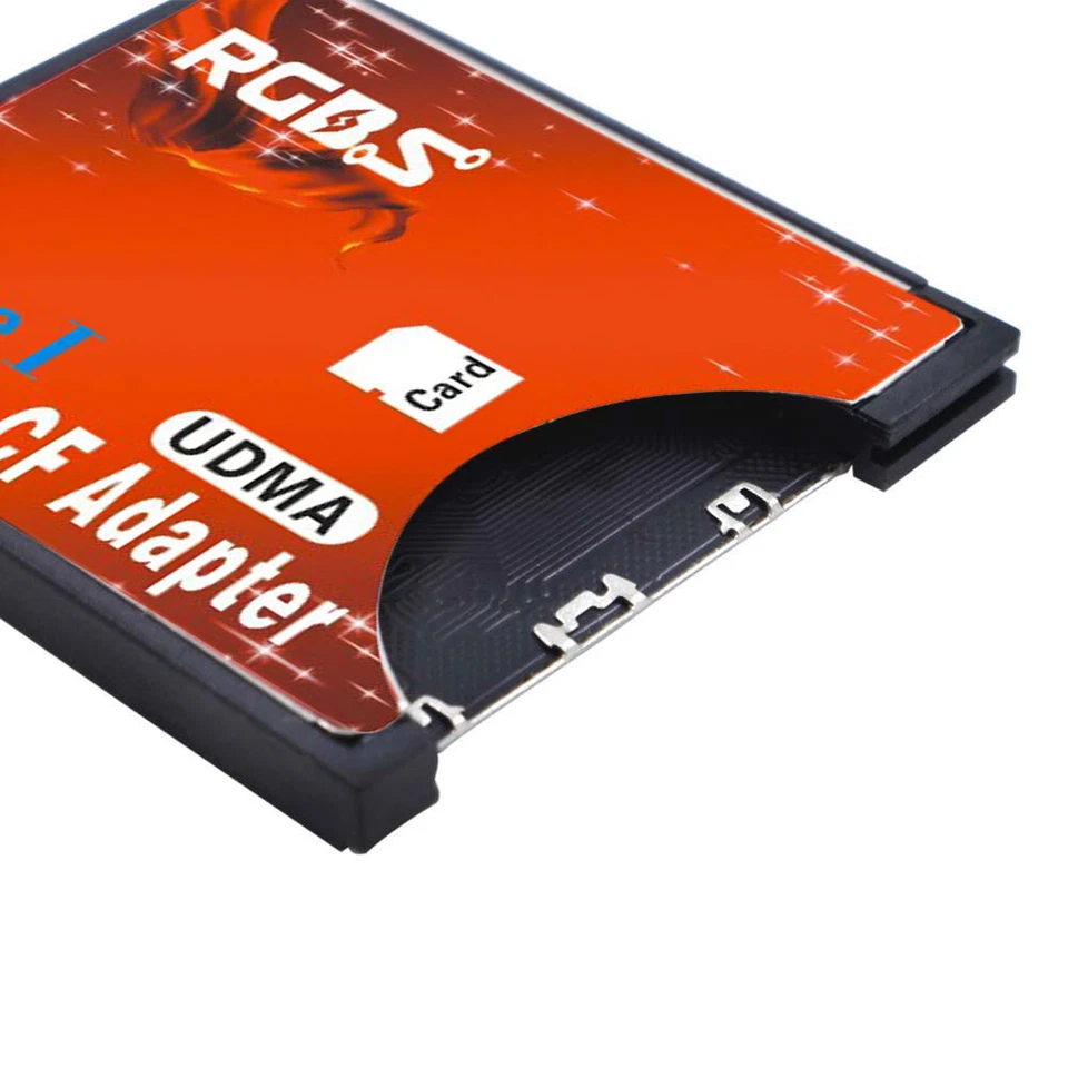 High Speed SDXC SDHC SD to CF Compact Flash Memory Card Reader Adapter Type I - Image 4 of 4