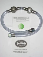 Norton Commando Andover fuel line gas tube set assembly Roadster 06-5192