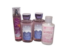 Bath  Body Works Winterberry Wonder 4 Piece Set - Lotion, Gel, Mist