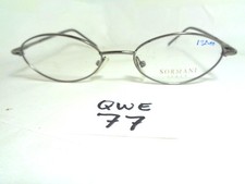 Nos Vintage SORMANI Italian Design Eyeglasses SS26 LGM Brown Gunmetal QWE-77