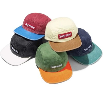 Supreme Pigment Two Tone Camp Cap Red - 24SS | eBay