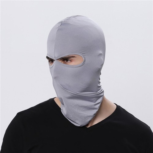 2 Hole Tactical Balaclava Full Face Mask Ski Cycling UV Protection Sun Hood USA - Picture 16 of 28