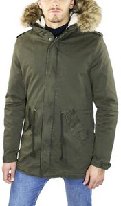 giubbotto verde con pelo