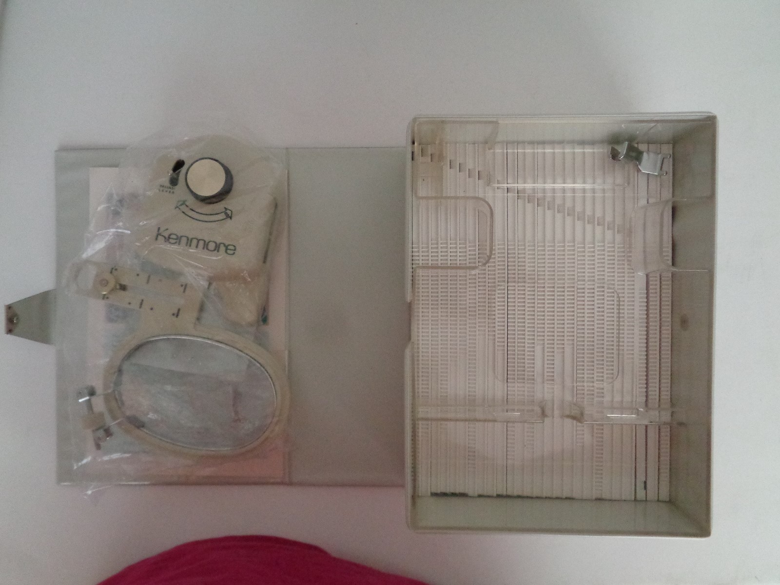 KENMORE SEWING MACHINE MONOGRAMMER/ BUTTONHOLER W/ ATTACHMENTS (YOU ...
