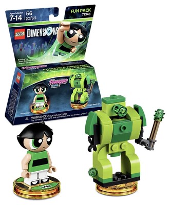 Lego 71343 Dimensions Power Puff Girls Buttercup Fun Pack Brand