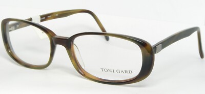 Vintage TONI GARD 14103 182 OLIVE BROWN EYEGLASSES GLASSES FRAME 50-16-135mm