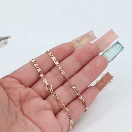 Catena Valentino 14k tricolore oro 15,5 pollici (PZ1004481) - Foto 8 di 8