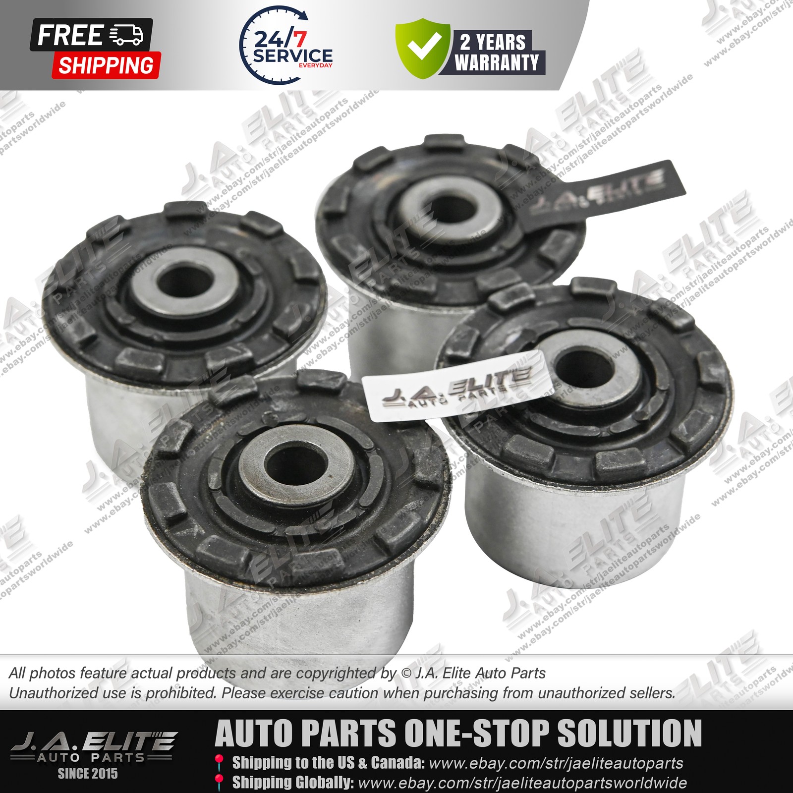 4pcs Front Upper Control Arm Bushing kit fits Aston Martin Rapide, Vanquish